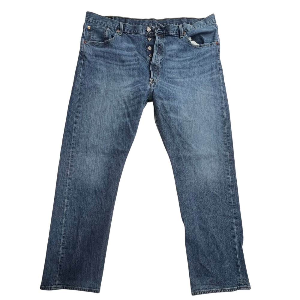 Levi's‎ 501 Jeans Men's 42x32 Cotton Straight Leg Button Fly Original Fit Denim